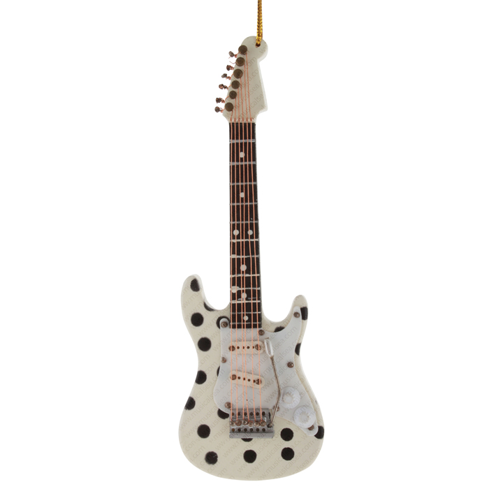 Miniature Polka Dot Electric Guitar